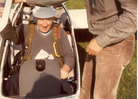 Jan Sevenants in de Twin OO-ZUS, 30 september 1981, Zwartberg