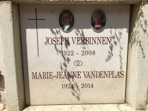 Graf van Jos Verbinnen (begraafplaats Leuven, 2020)